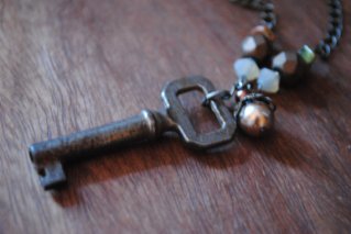 Vintage Key Necklace 